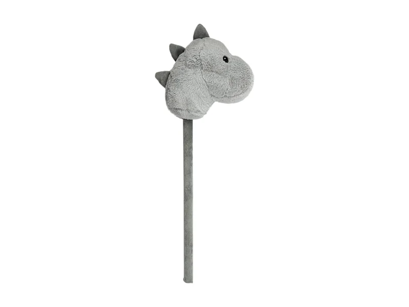 Bâton Sonore Dinosaure 75cm Gris en Tissu Polyester