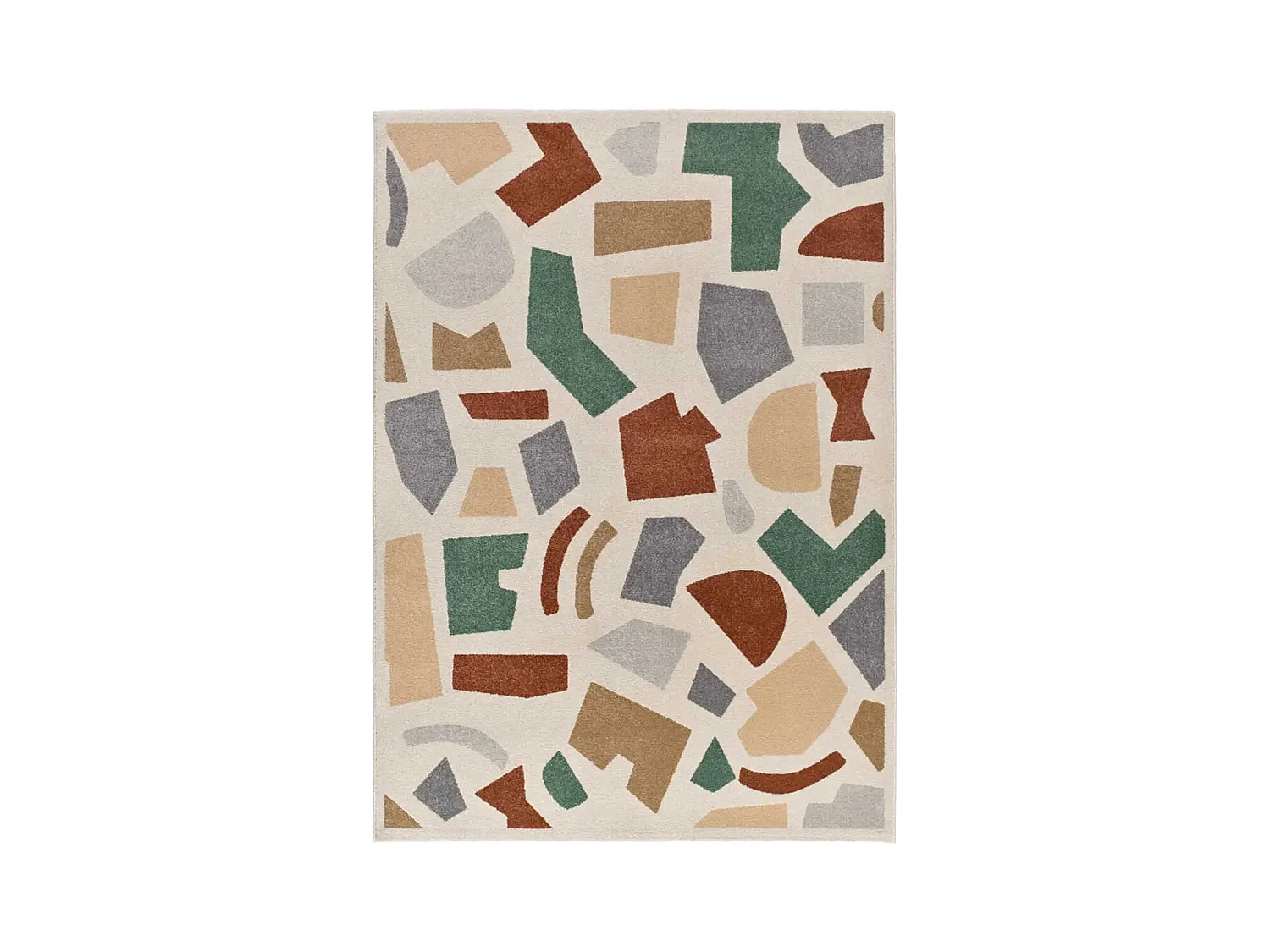 Tapis intérieur - géométrique - multicolore - 133 x 190 cm - BERUTI