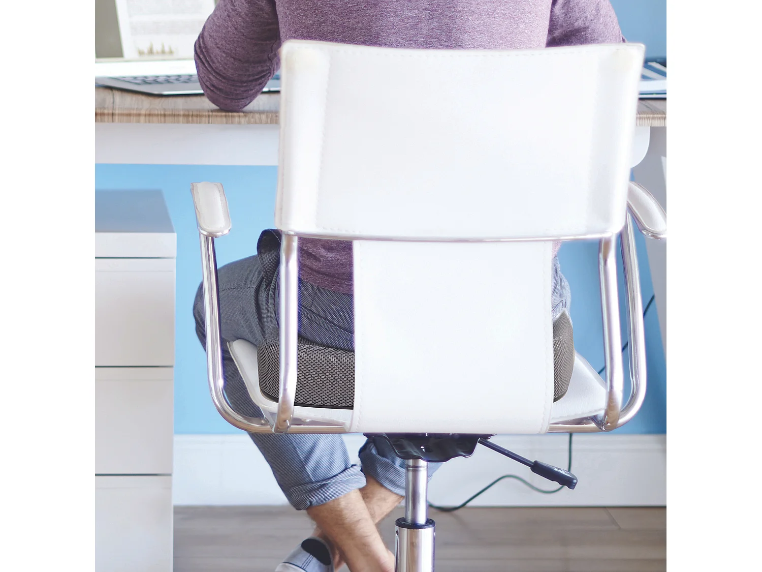Coussin de Posture Massant et Chauffant M6 avec Mémoire de Forme