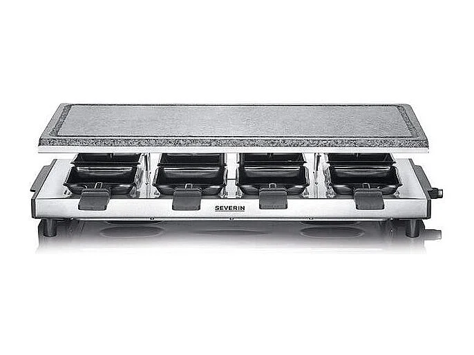 Severin Appareil à raclette 8 personnes 1500w + pierre à griller - rg2374