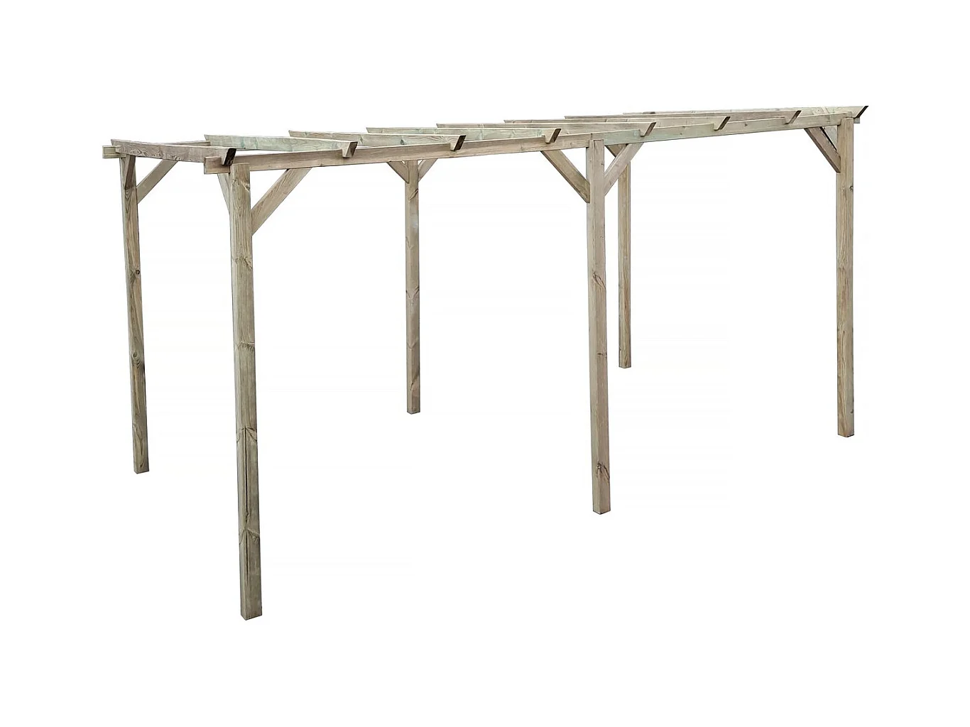 Tettoia per auto in legno "Sunny" da 3 x 5 m