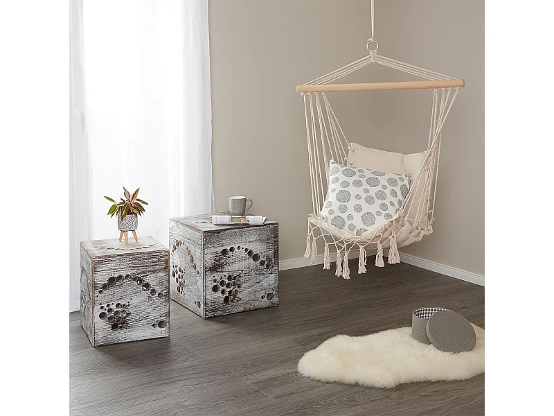 Table basse 45x45x45 cm Gris