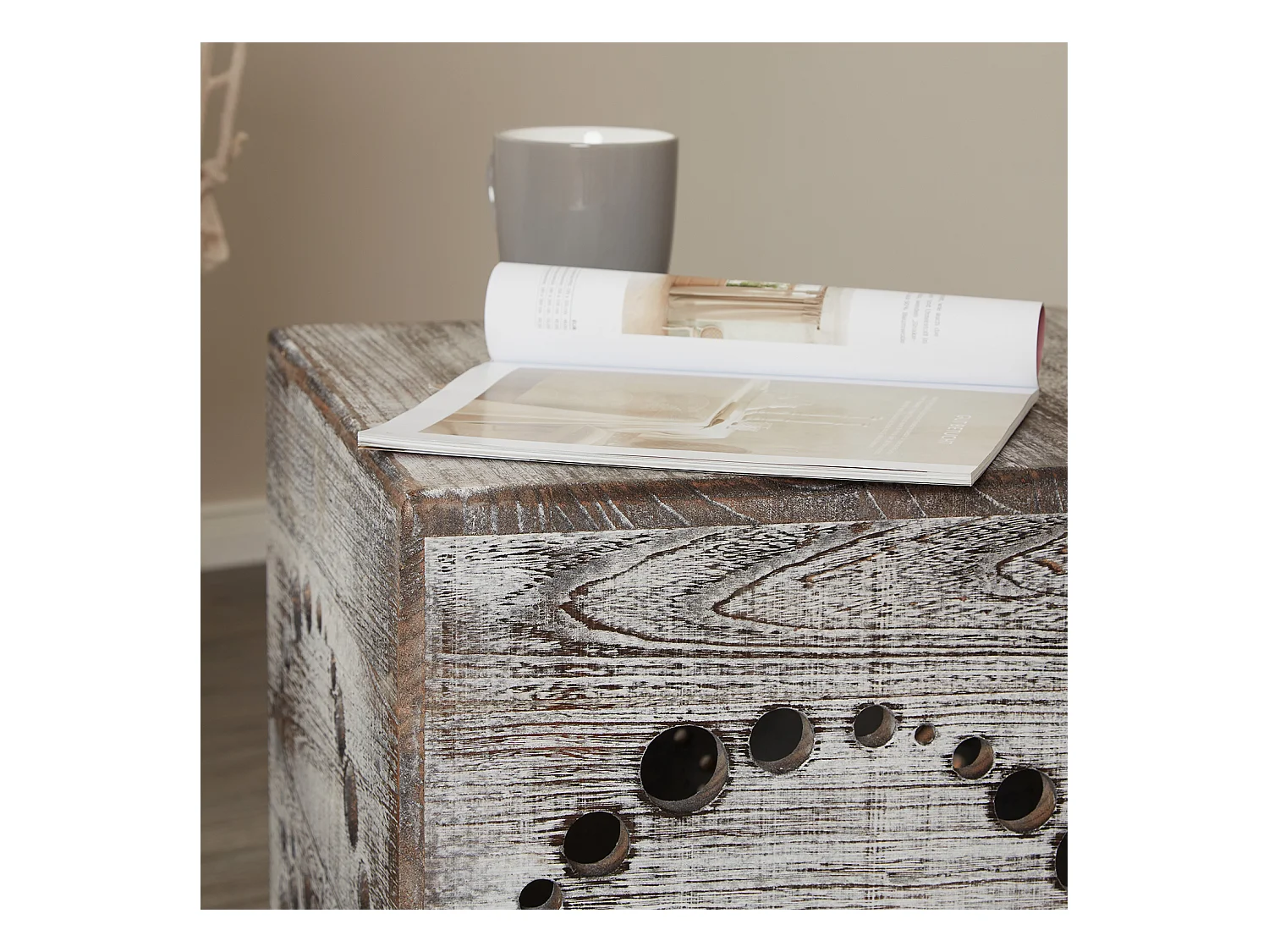 Table basse 45x45x45 cm Gris