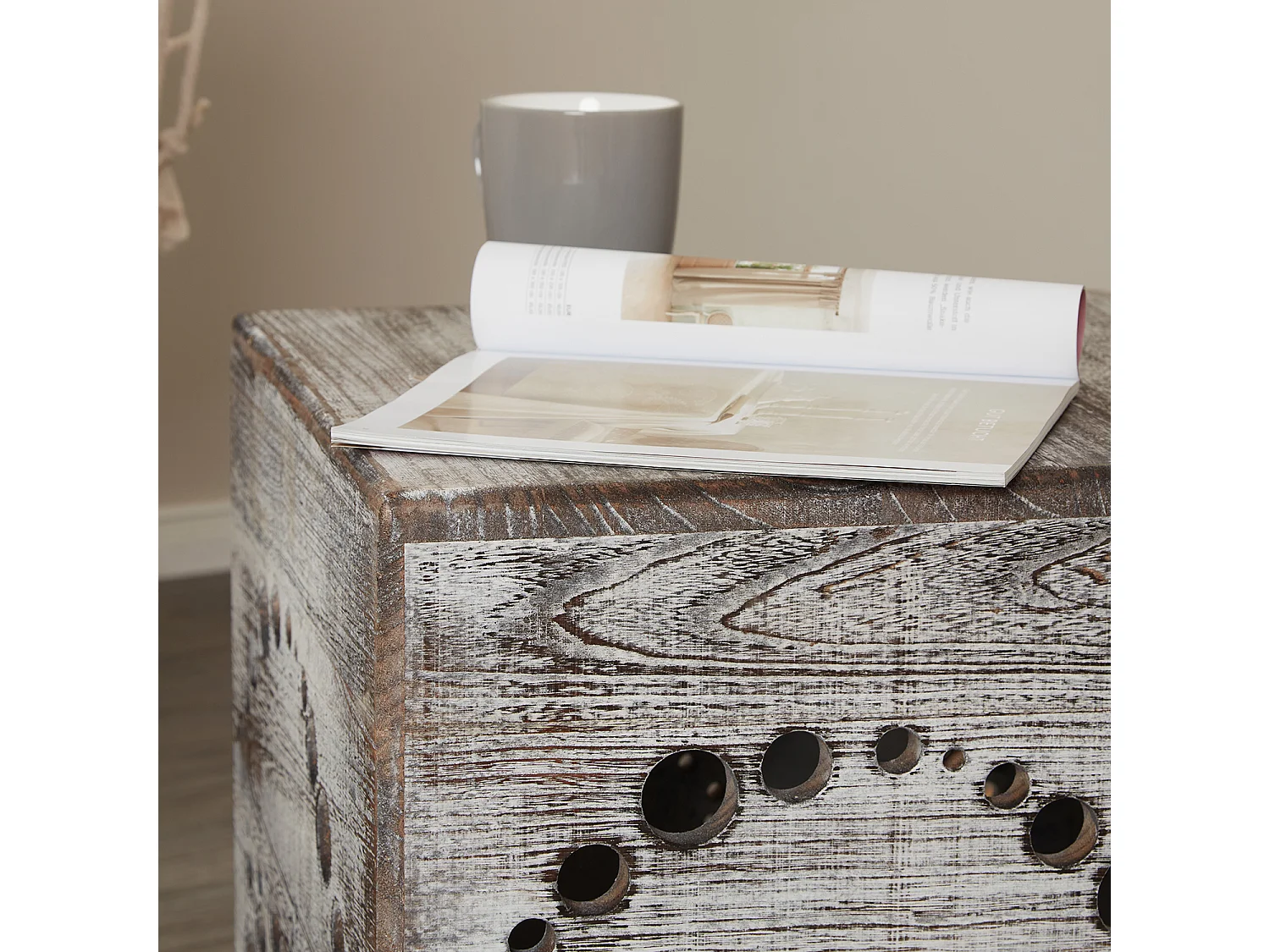 Tavolino da caffè 45x45x45 cm Grigio