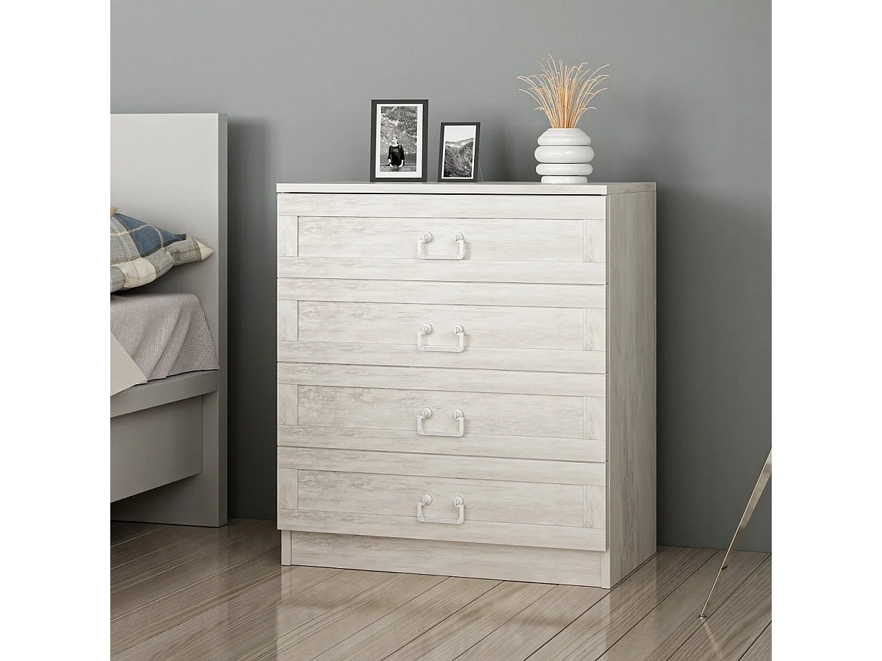 Cómoda Kale-4926 blanco 72x77x42 cm