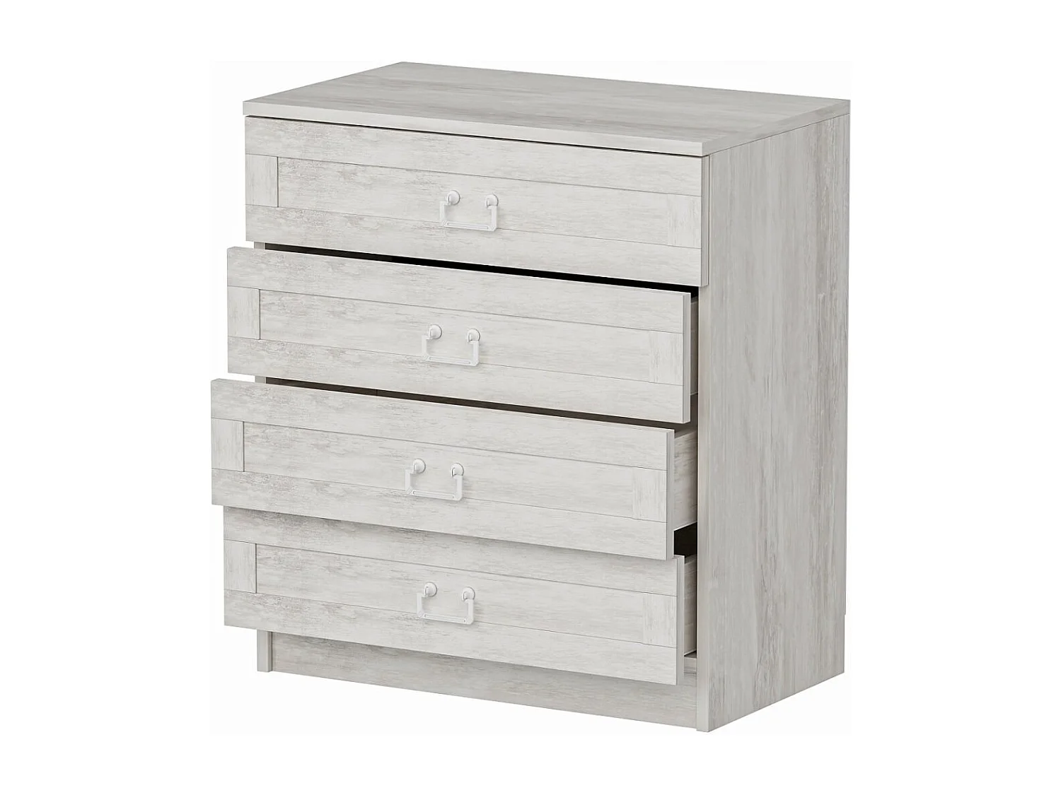 Cómoda Kale-4926 blanco 72x77x42 cm