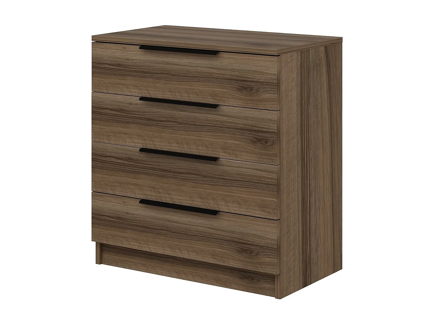 Cómoda Kale Plus-7913 color nogal 73x77x42 cm