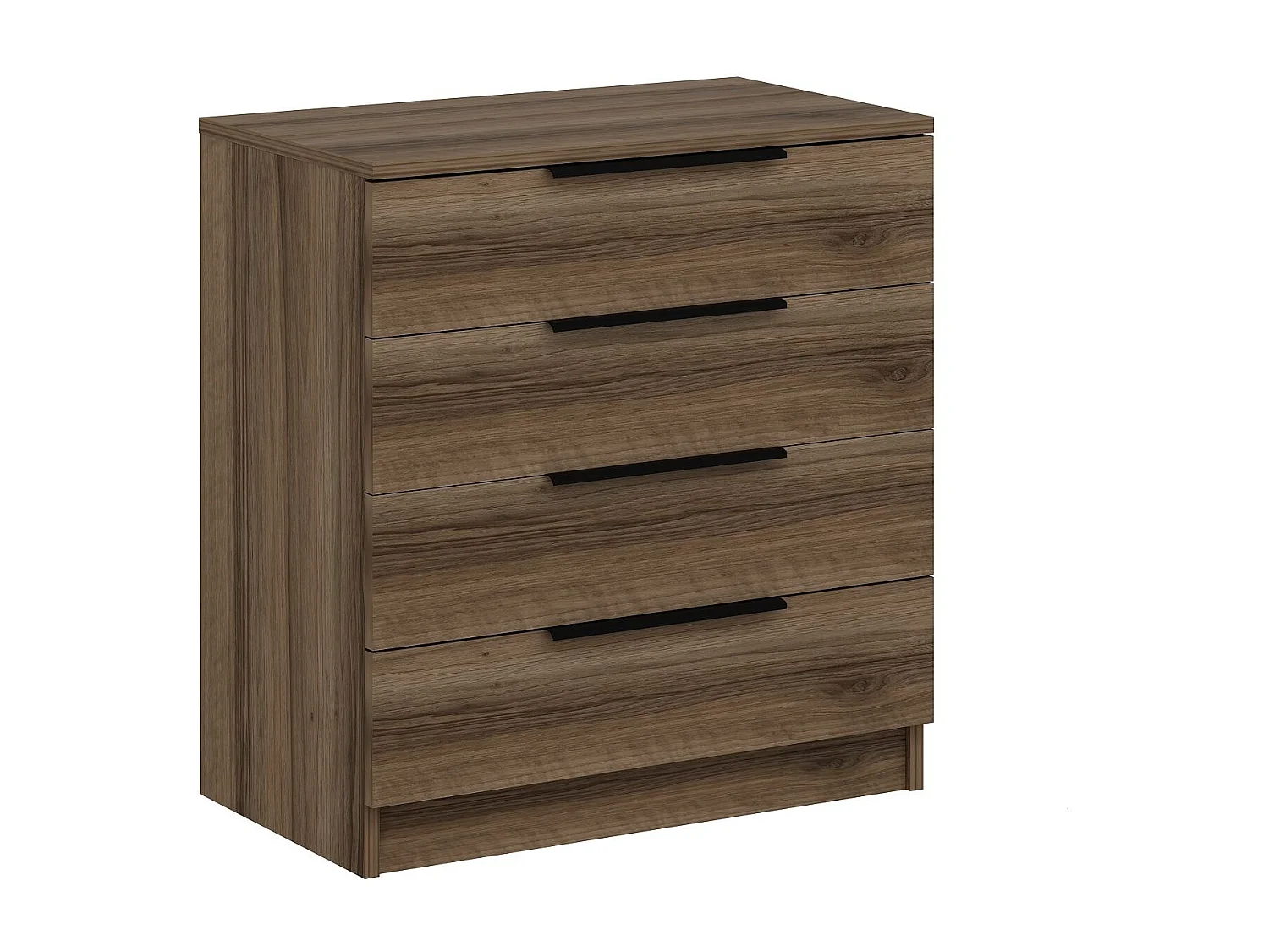 Cómoda Kale Plus-7913 color nogal 73x77x42 cm