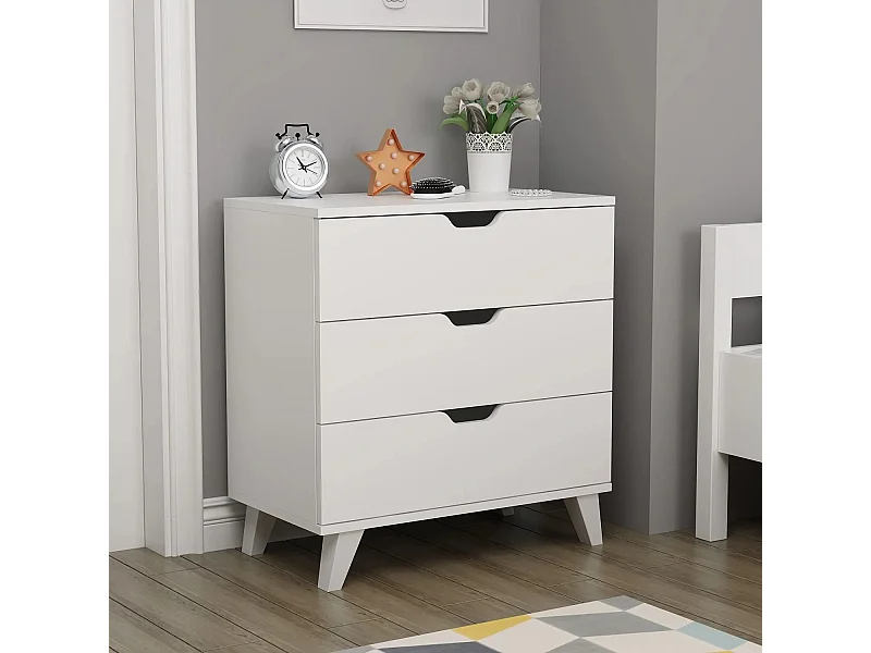 Cómoda Valencia 3 Blanco 72x40x76 cm