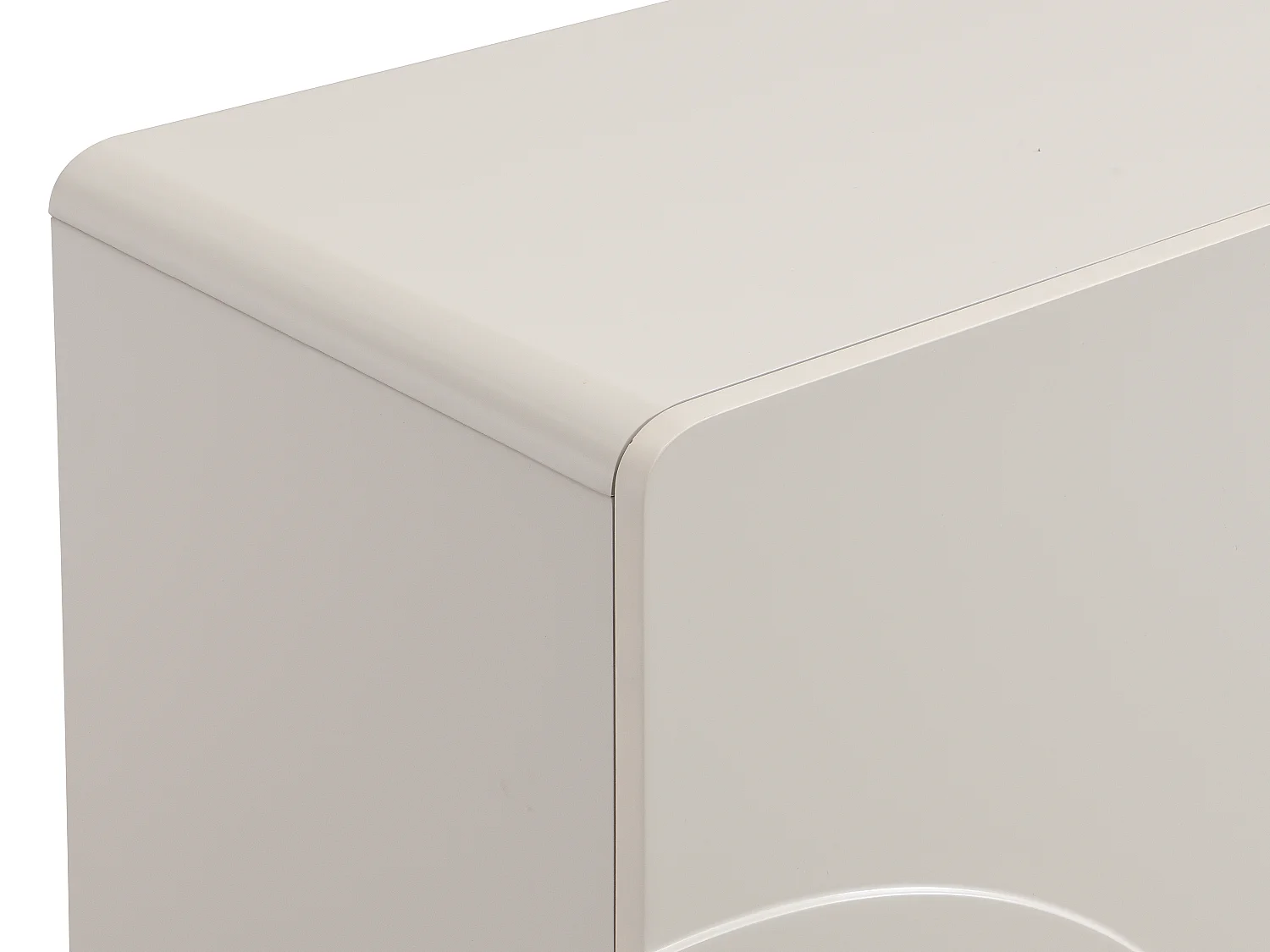 Buffet avec 4 portes en MDF - Beige - ZELINARO