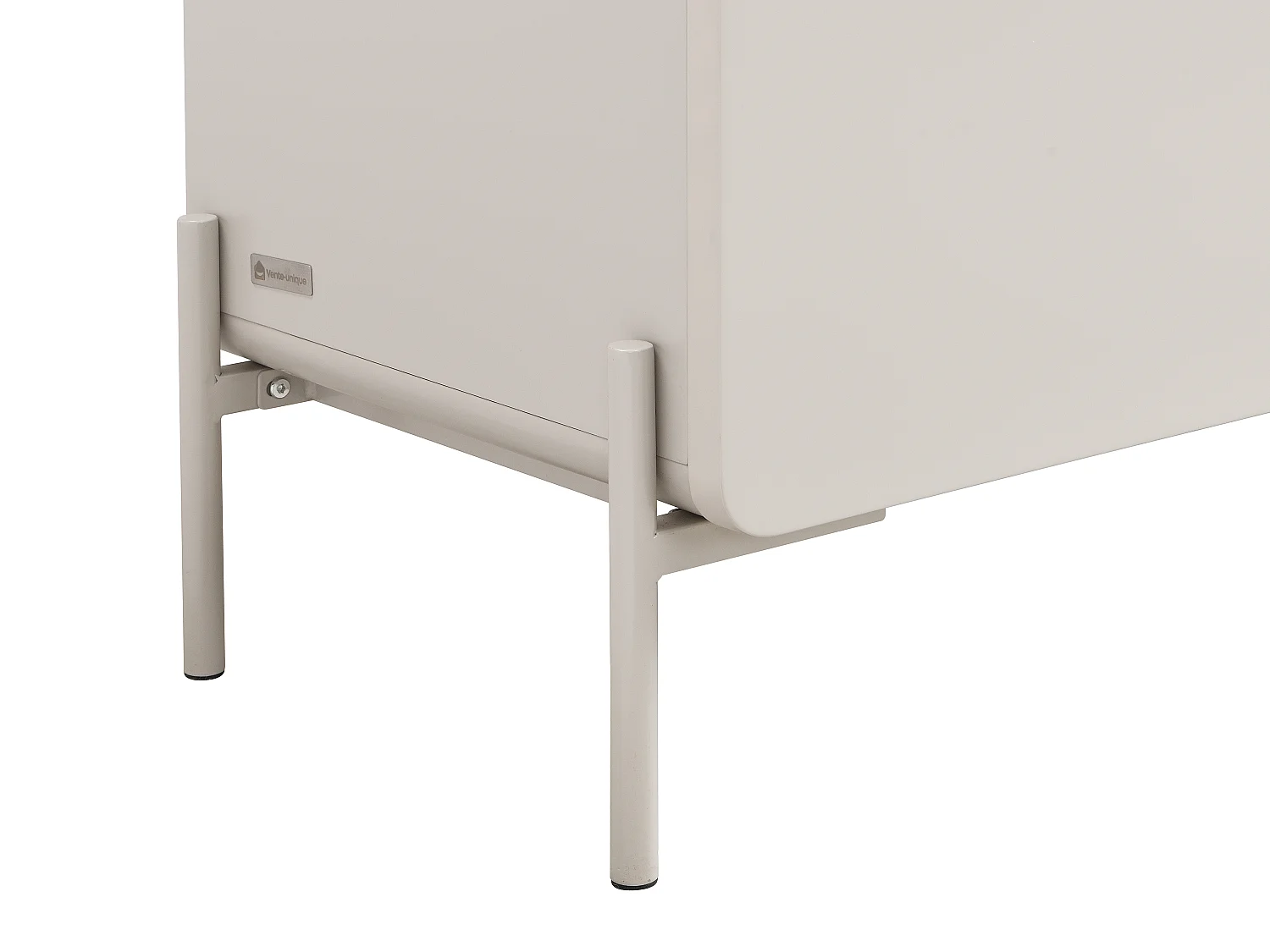 Buffet avec 4 portes en MDF - Beige - ZELINARO