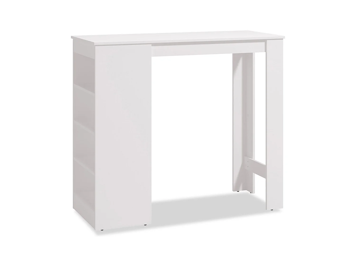 Bartisch 120x50 cm Weiß