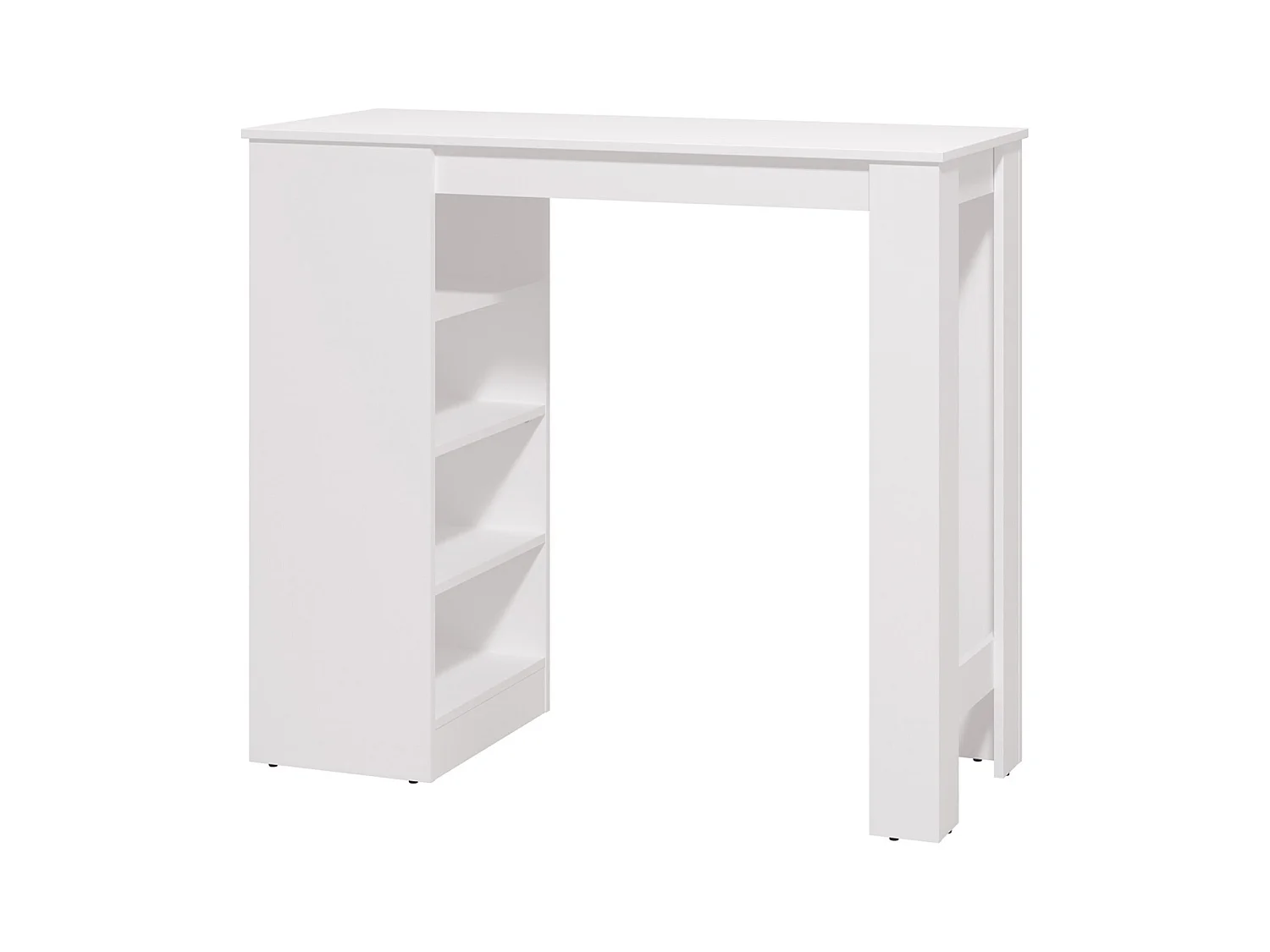 Bartisch 120x50 cm Weiß