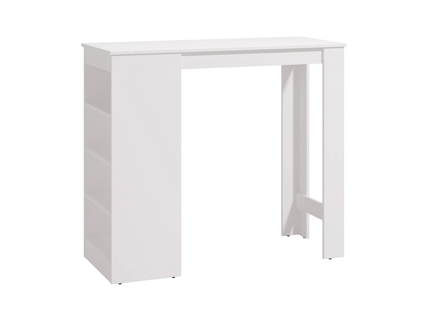 Bartisch 120x50 cm Weiß