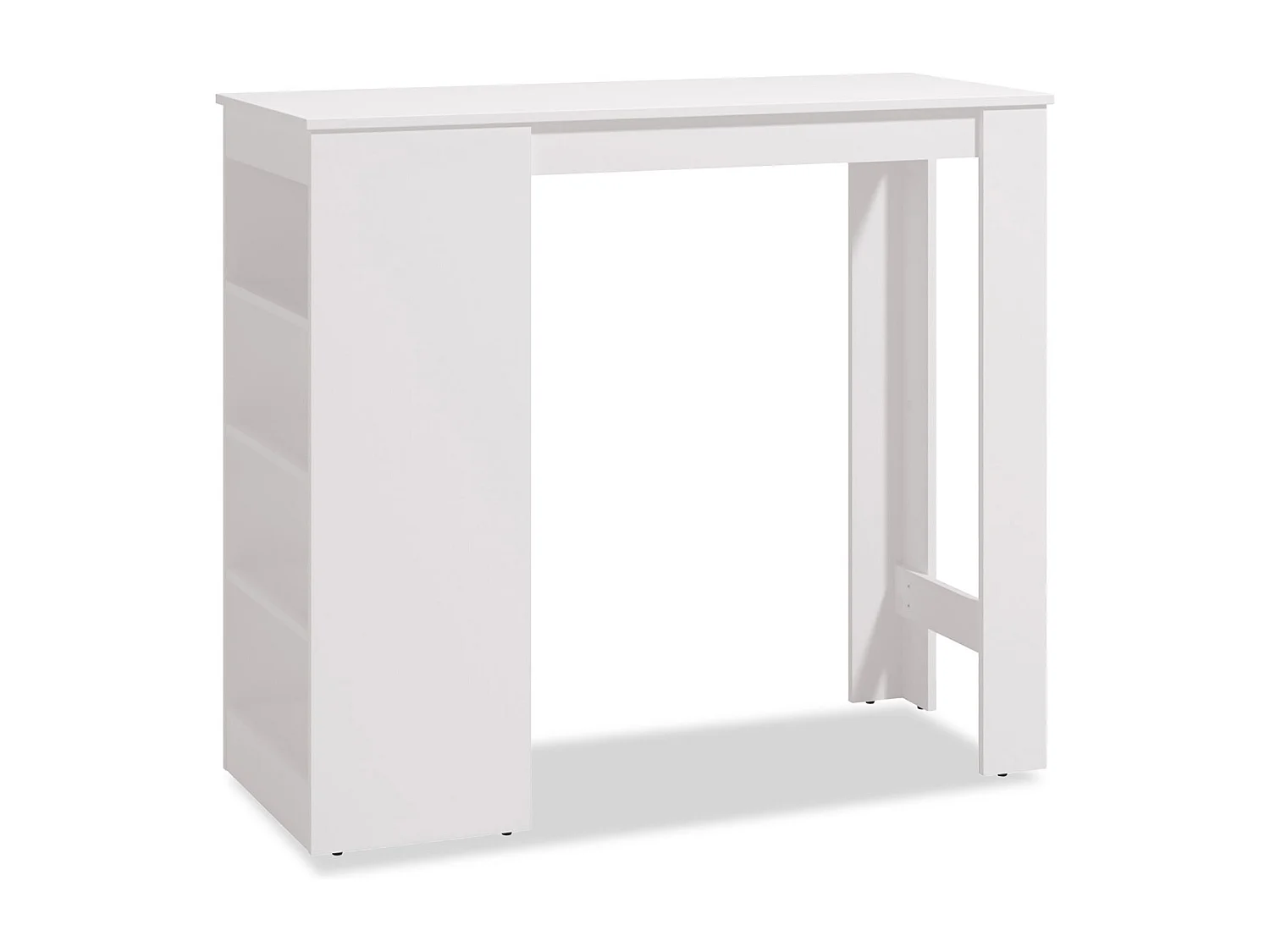 Bartisch 120x50 cm Weiß