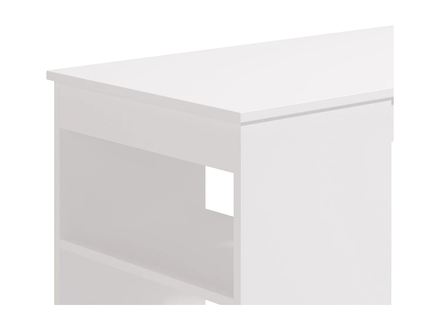 Bartisch 120x50 cm Weiß