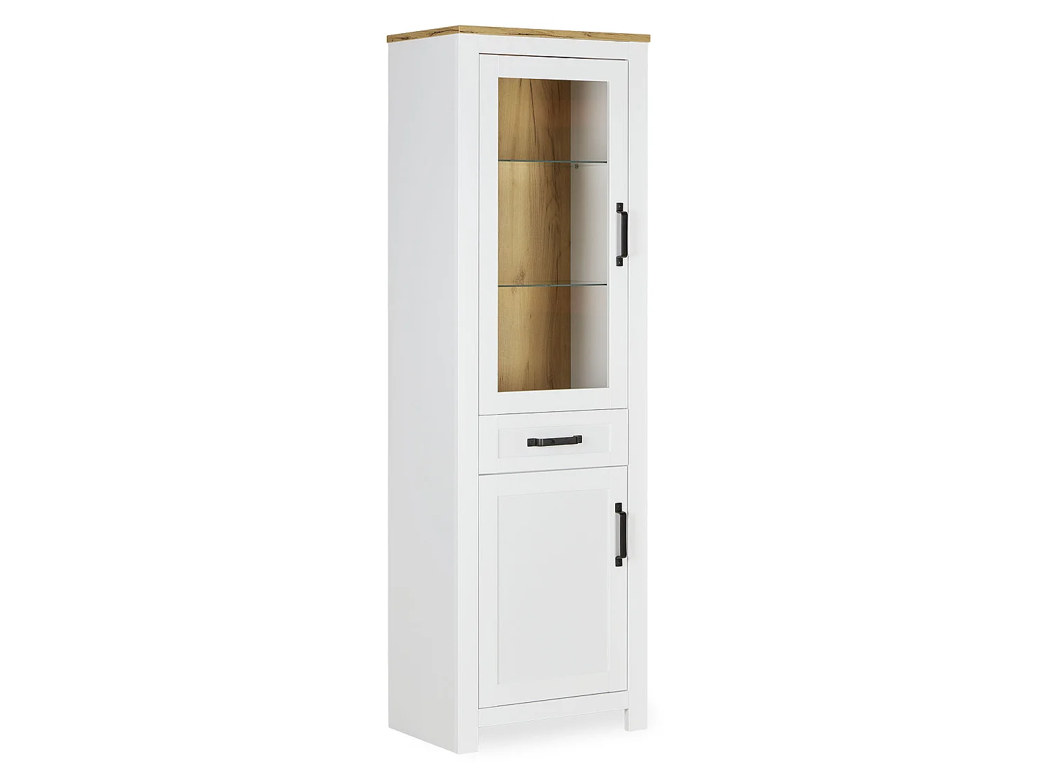 Bahut 64x199,5x41 cm chêne blanc