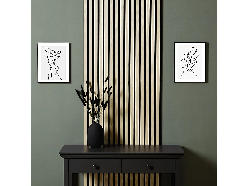 Panele ścienne 60x120x2,5 cm naturalne panele akustyczne