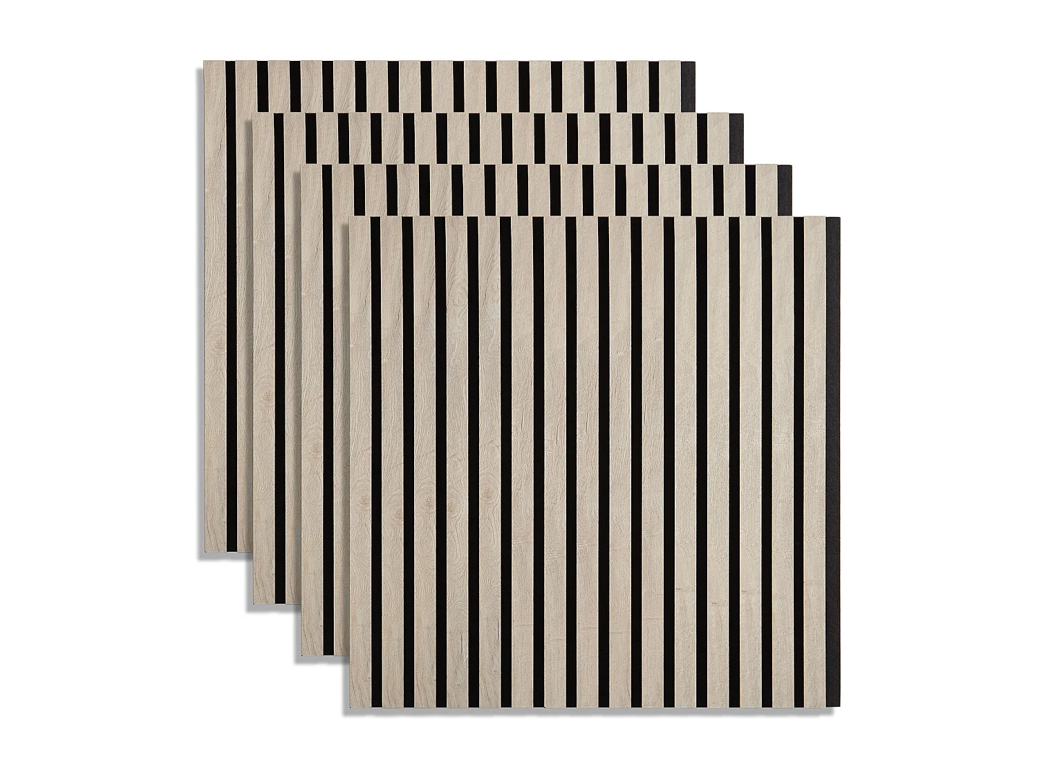 Wandpaneel 60x60x2,5 cm grau