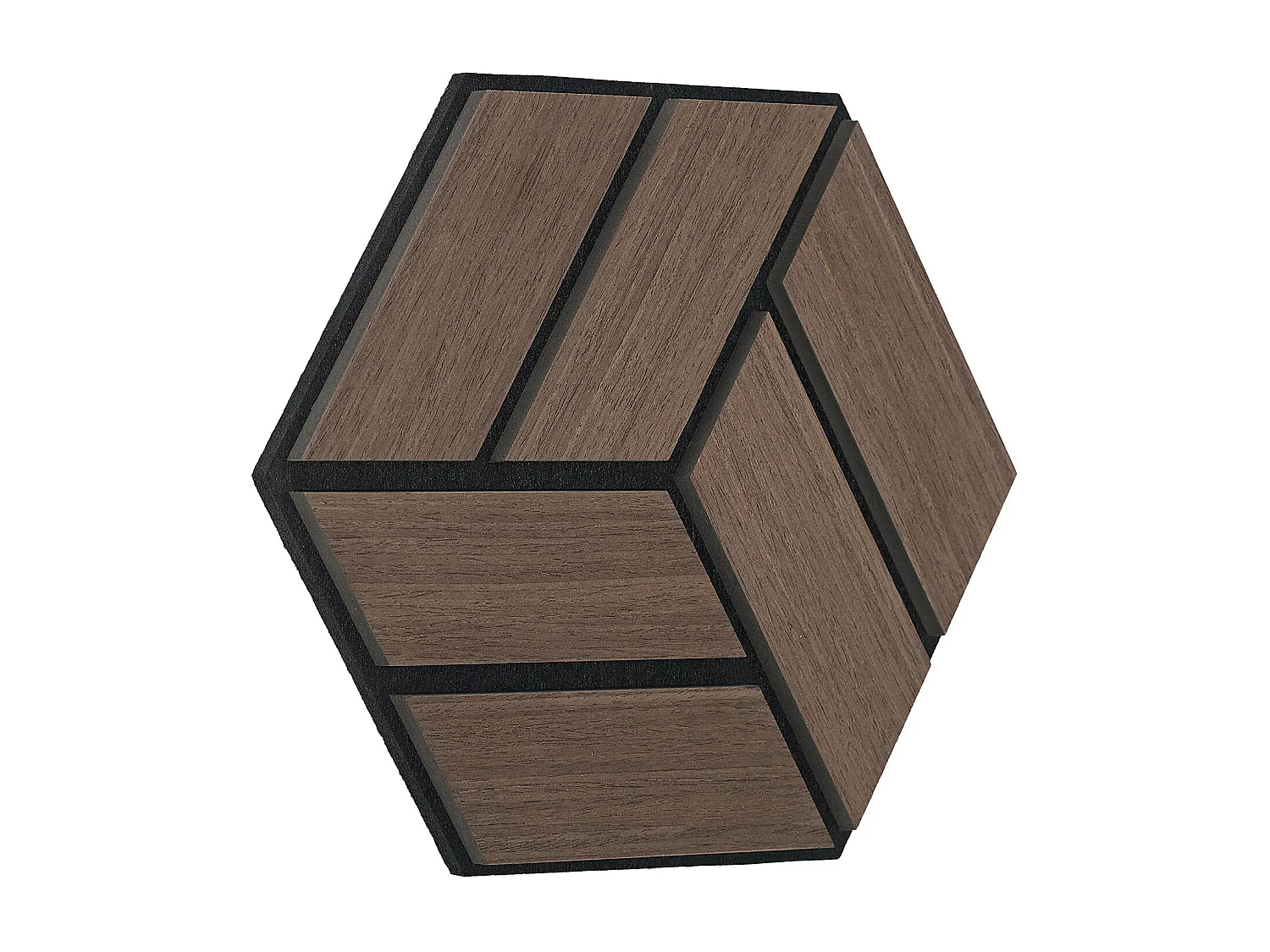 Akustikpaneele 30x26 cm Braun