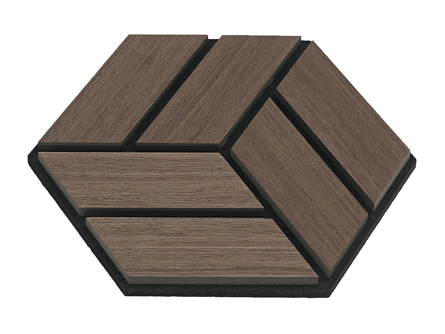 Akustikpaneele 30x26 cm Braun