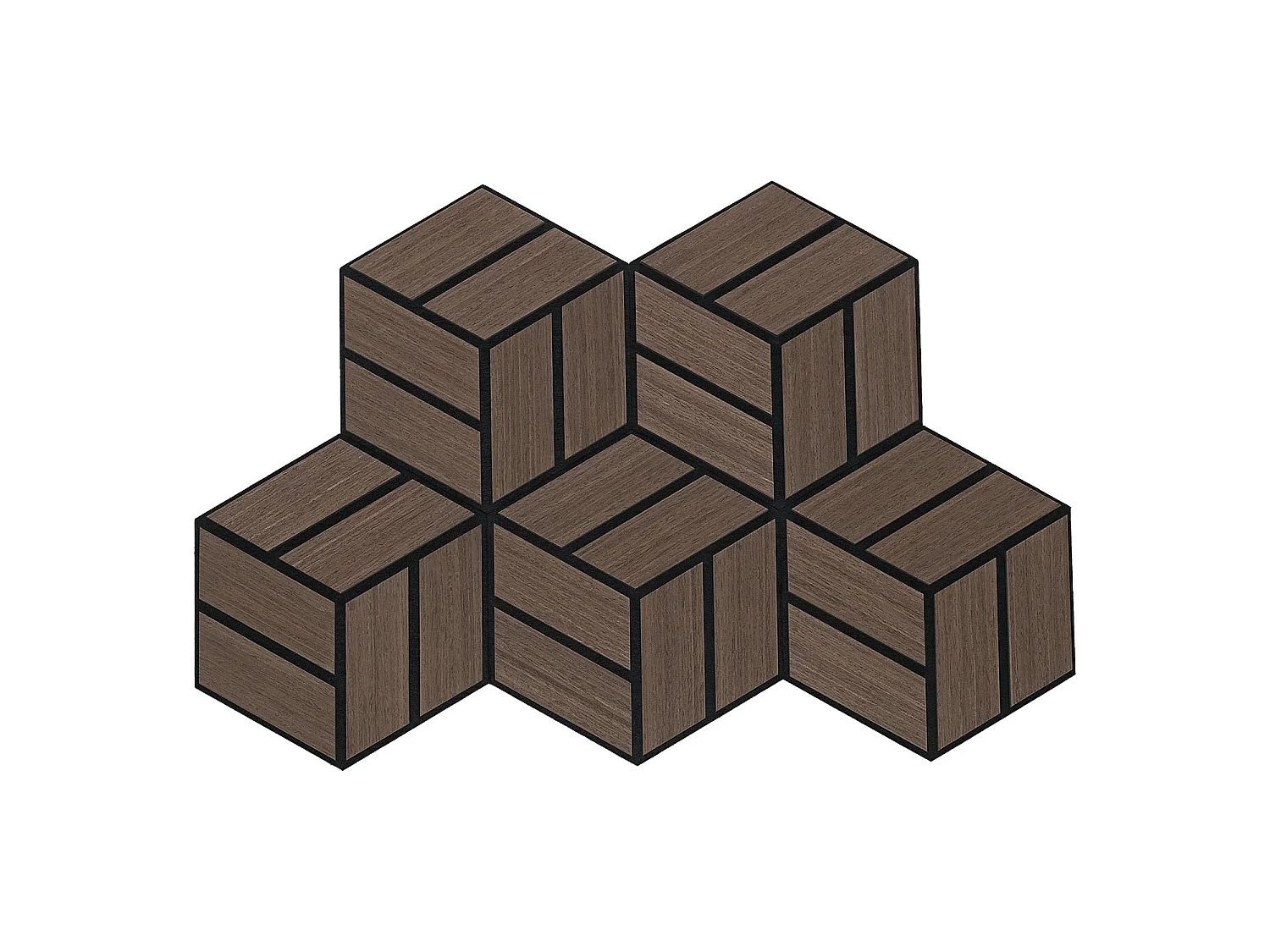 Panneaux acoustiques 30x26 cm Marron