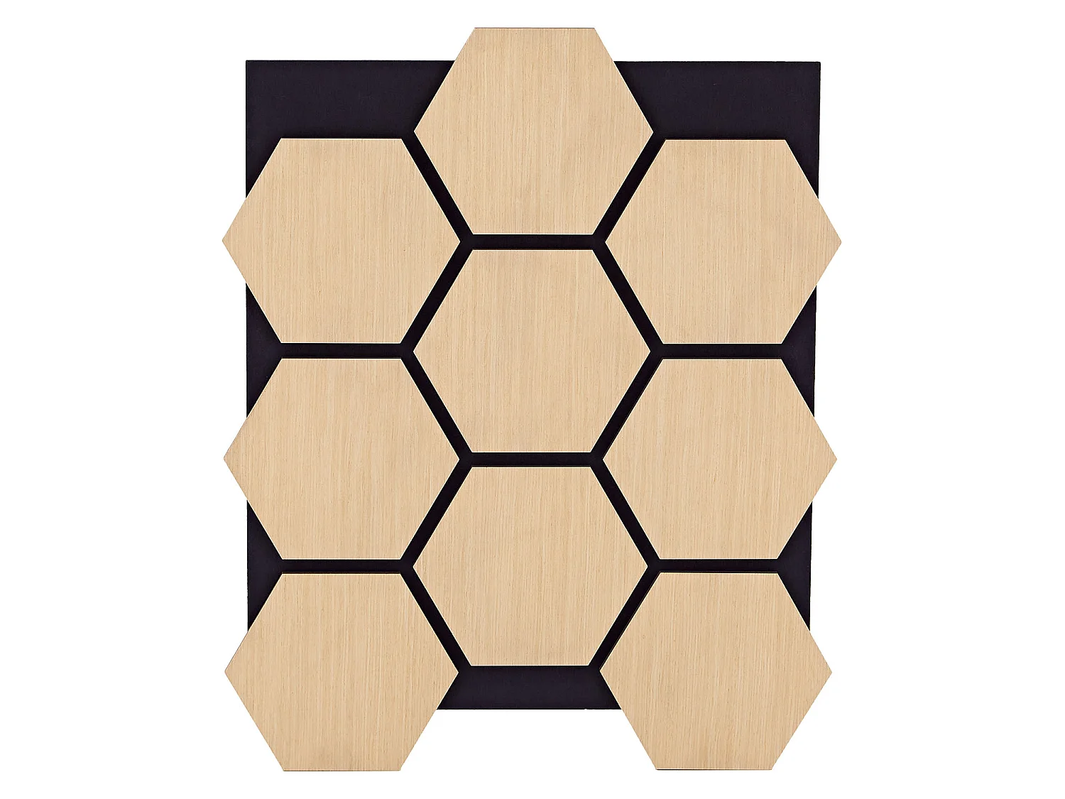 Panneaux muraux 62x76 cm Hexagone Naturel