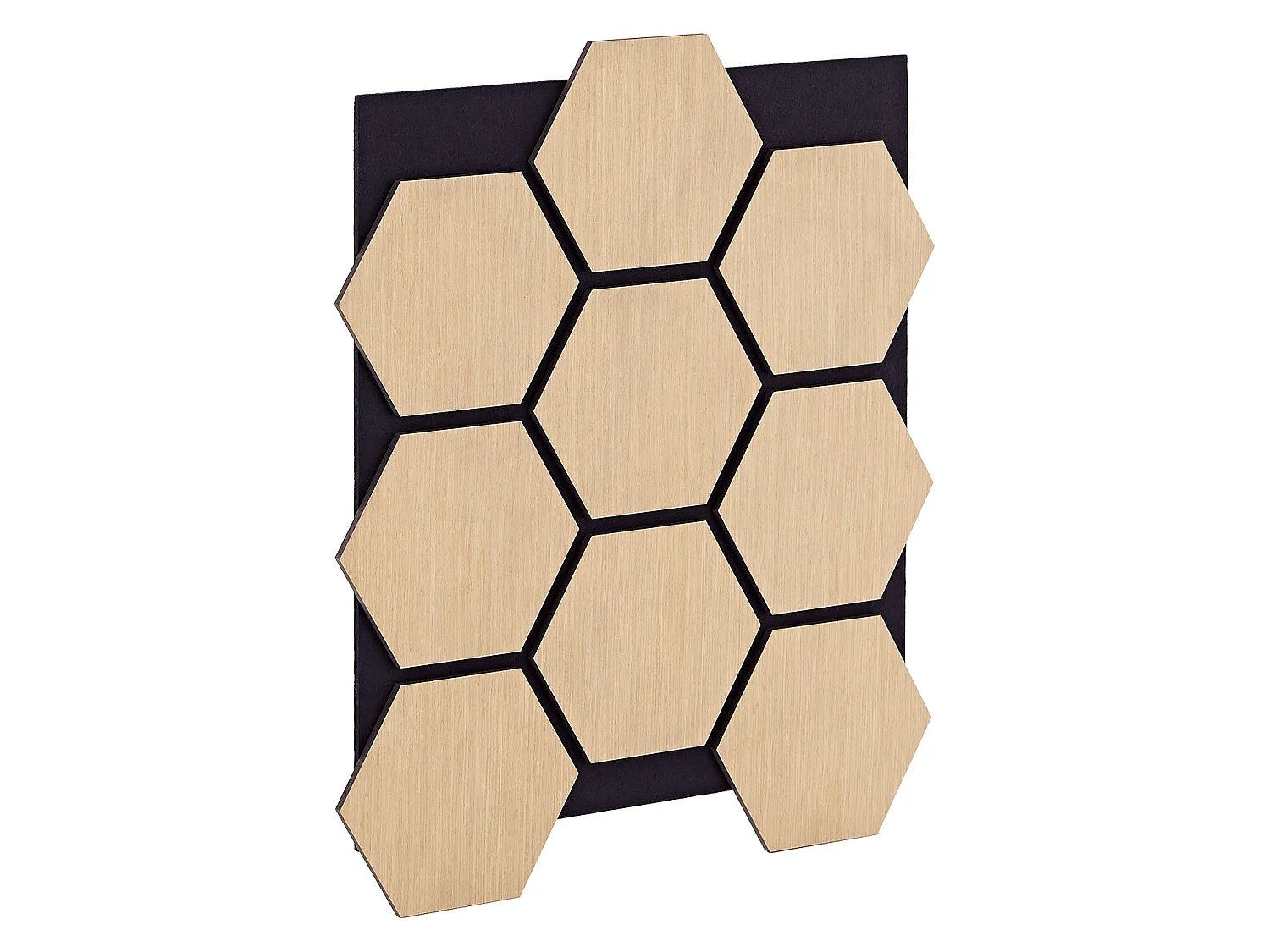 Panneaux muraux 62x76 cm Hexagone Naturel
