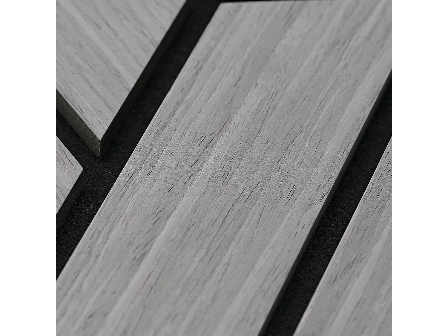 Akustikpaneele 30x26 cm Grau Sechseck Wabenmuster