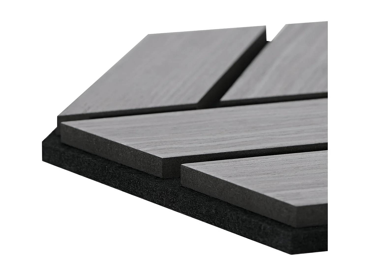 Akustikpaneele 30x26 cm Grau Sechseck Wabenmuster