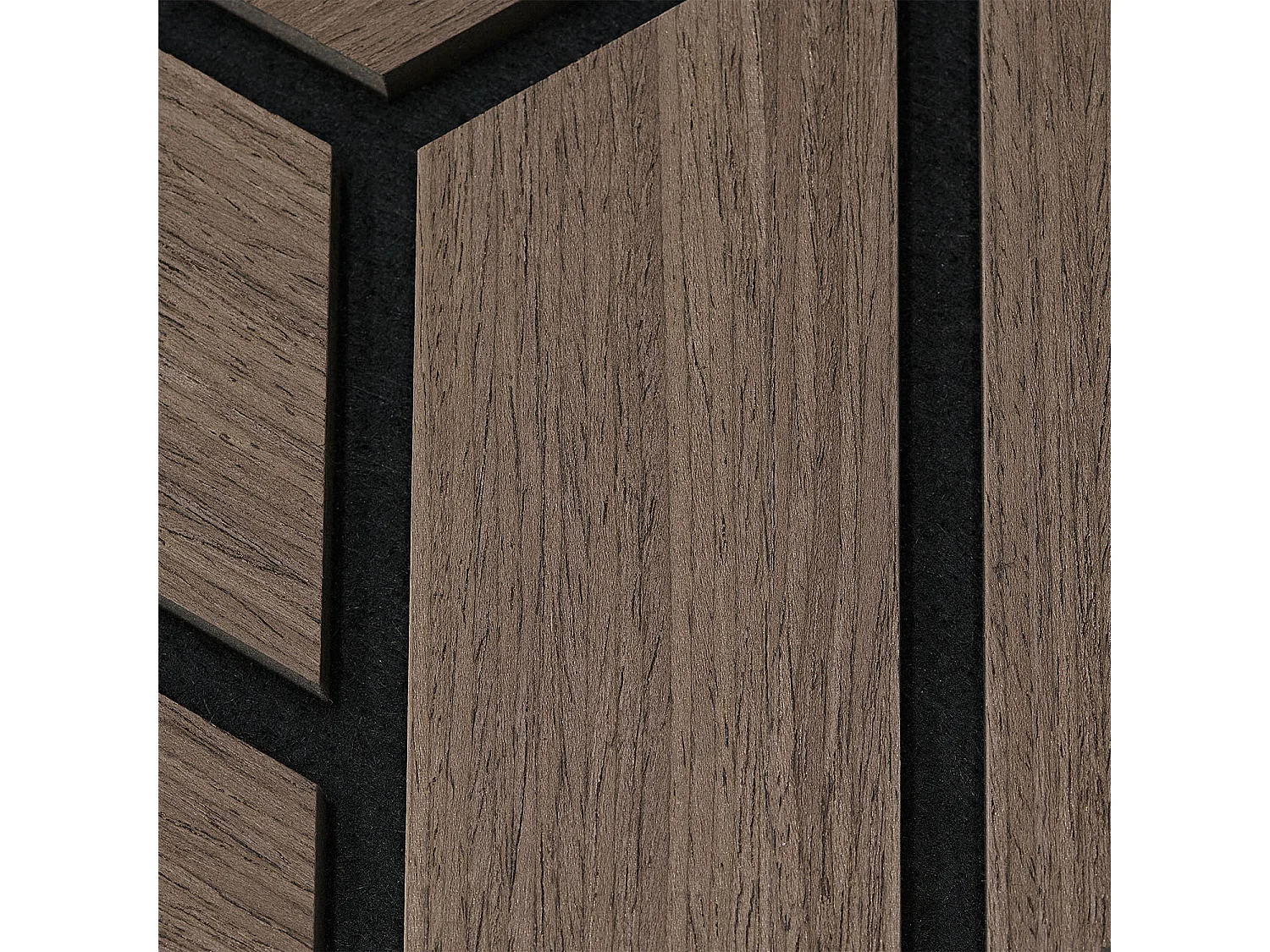 Panneaux Acoustiques 30x26 cm Hexagone Marron en Nid d'Abeille