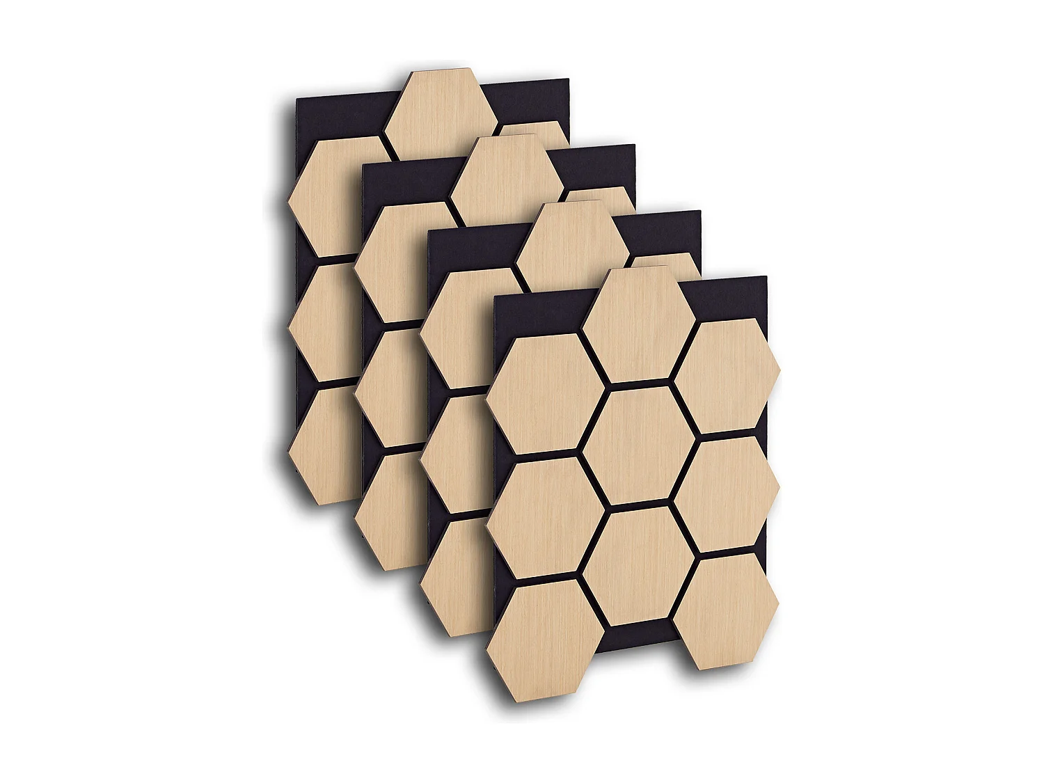 Wandpaneele 62x76x2 cm natur