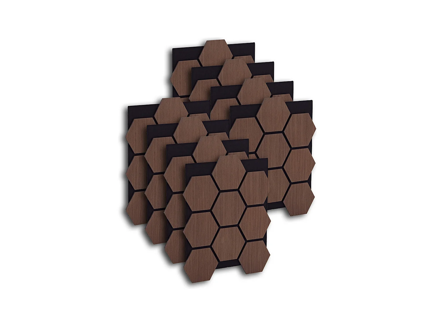 Panneau mural 62x76x2 cm marron