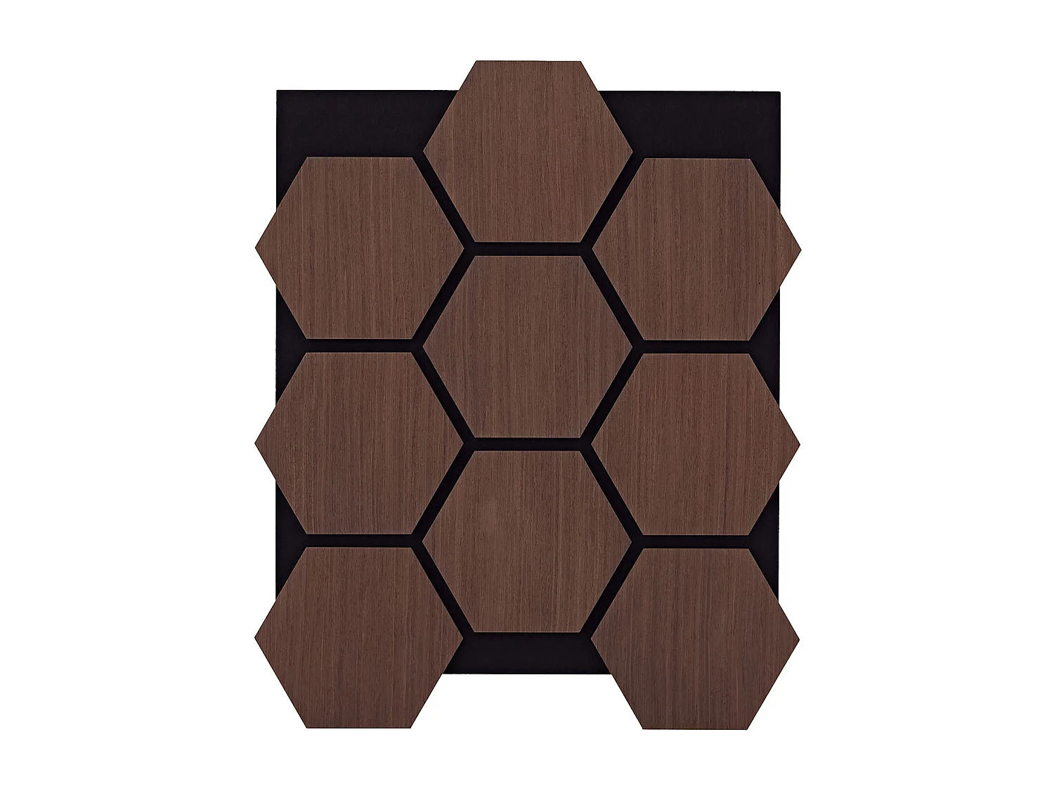 Wandpaneel 62x76x2 cm braun