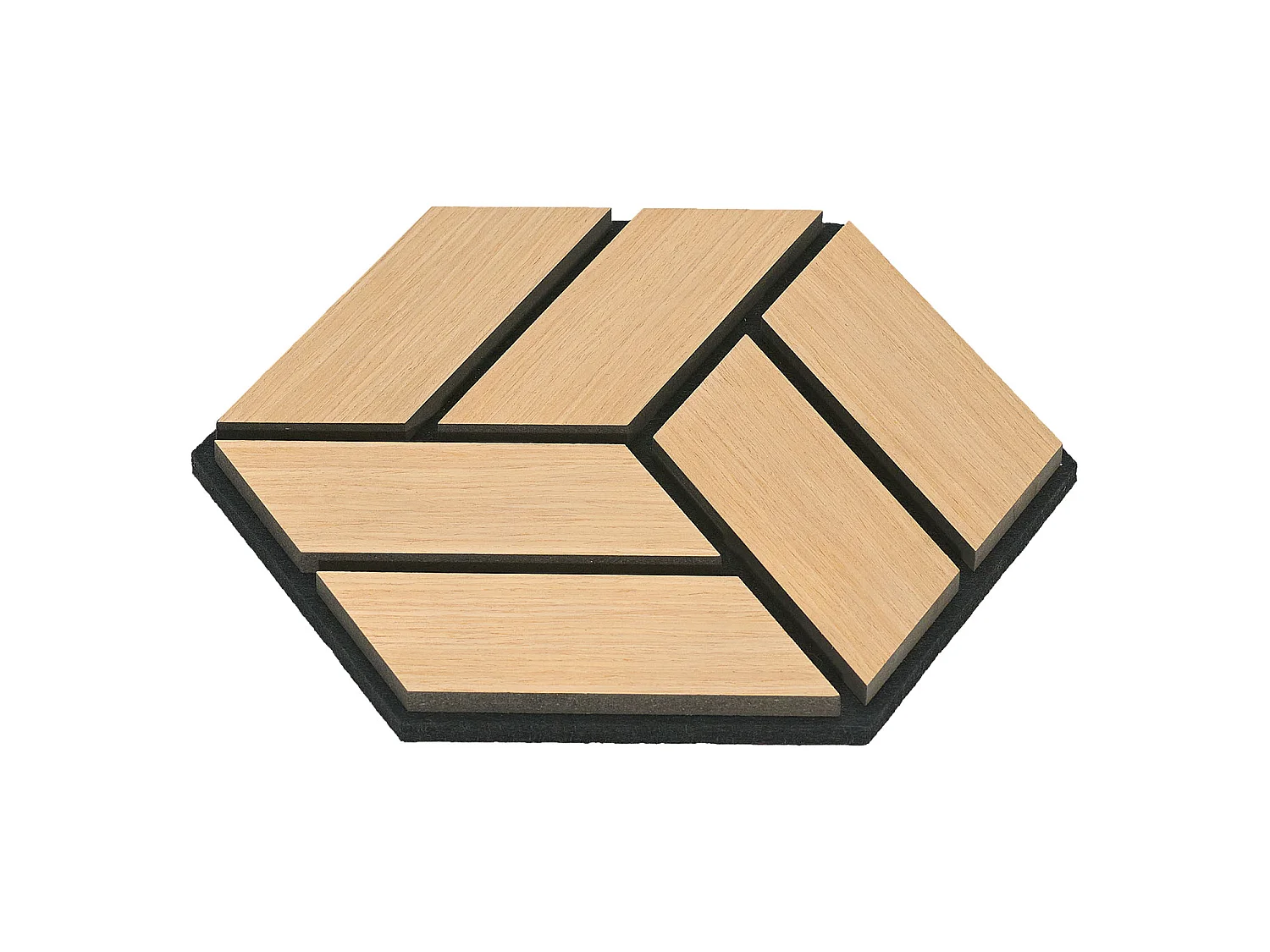 Panneaux acoustiques 30x26 cm Chêne Ensemble de 16 pièces 3D