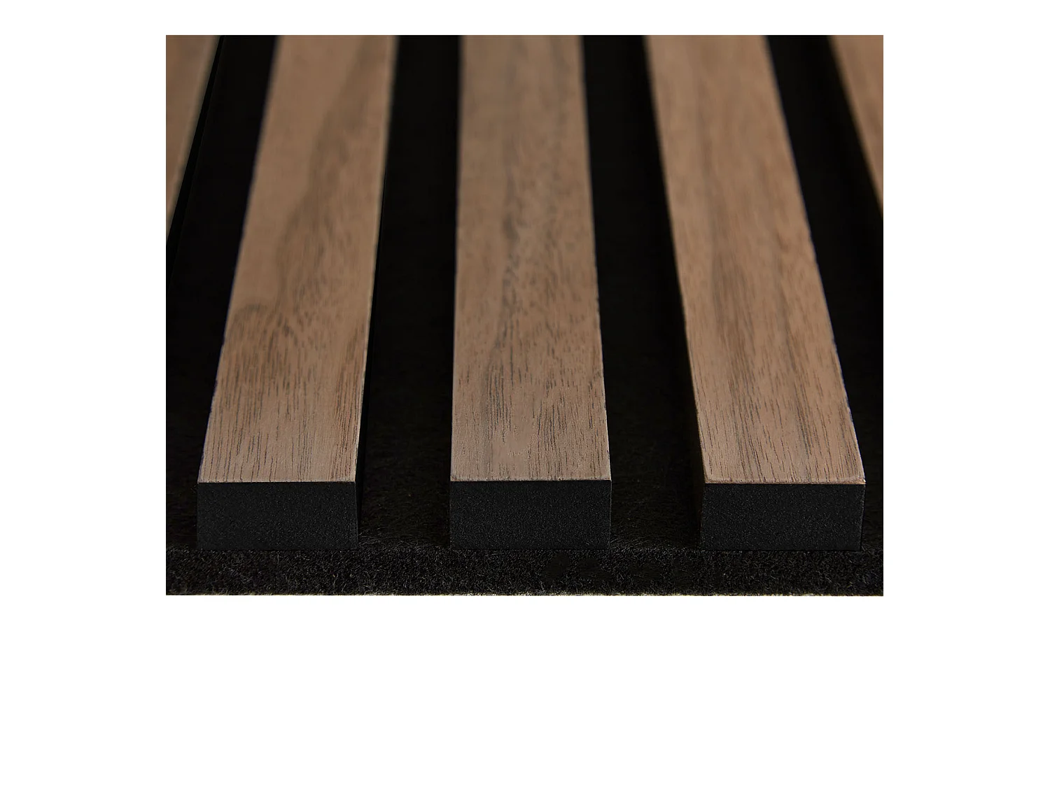 Wandpaneel 60x120x2,5 cm braunes akustisches Schallabsorber-Panel