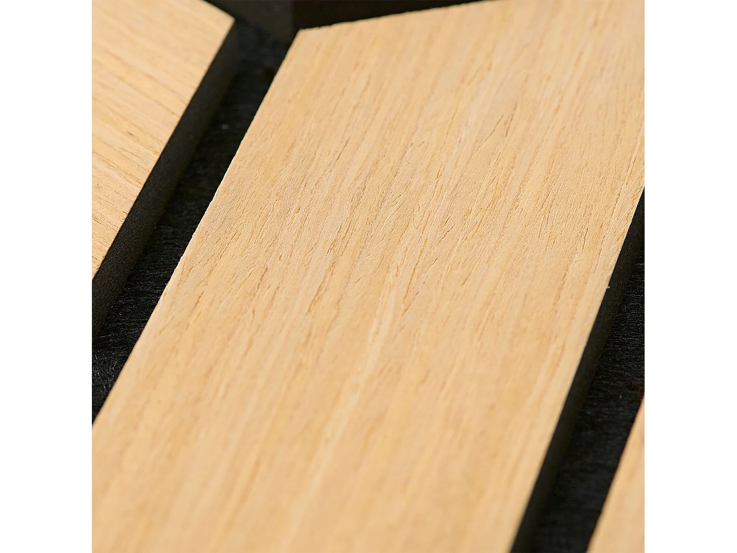 Panneaux Acoustiques 30x26 cm Chêne Naturel Hexagone Nid d'abeille