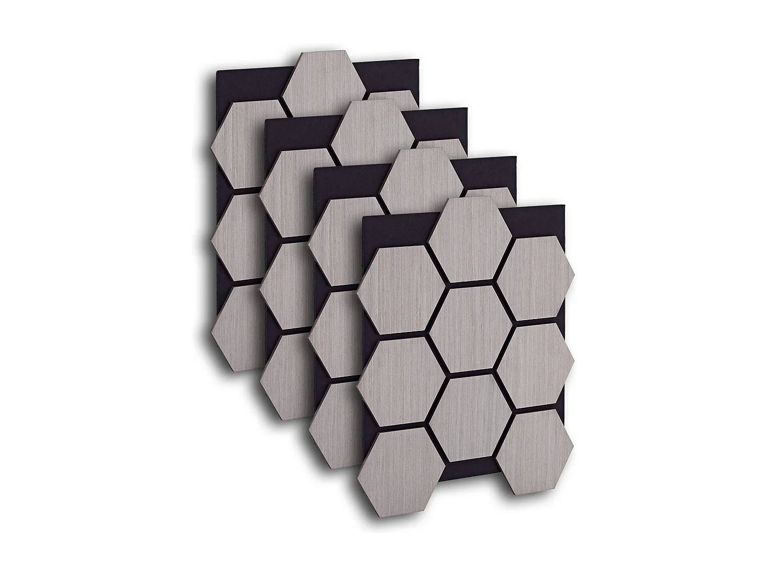 Wandpaneele 62x76x2 cm grau