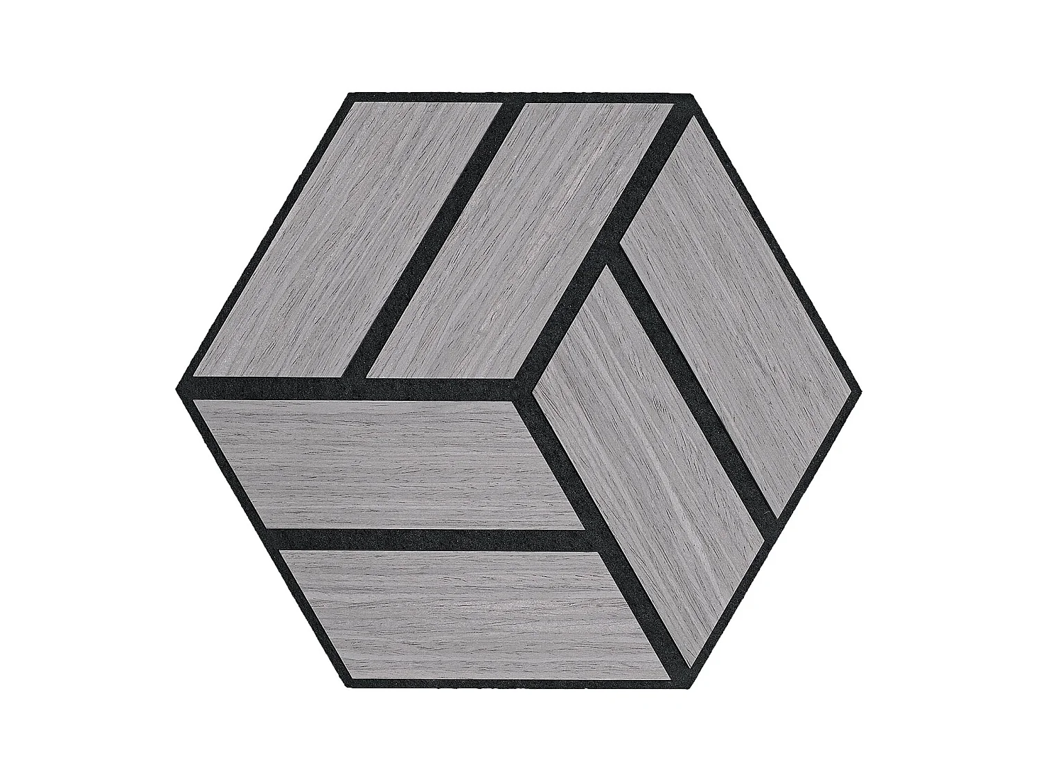 Akoestische Wandpanelen 30x26 cm Grijs Zeshoekige Honingraat 16-delige Set 3D