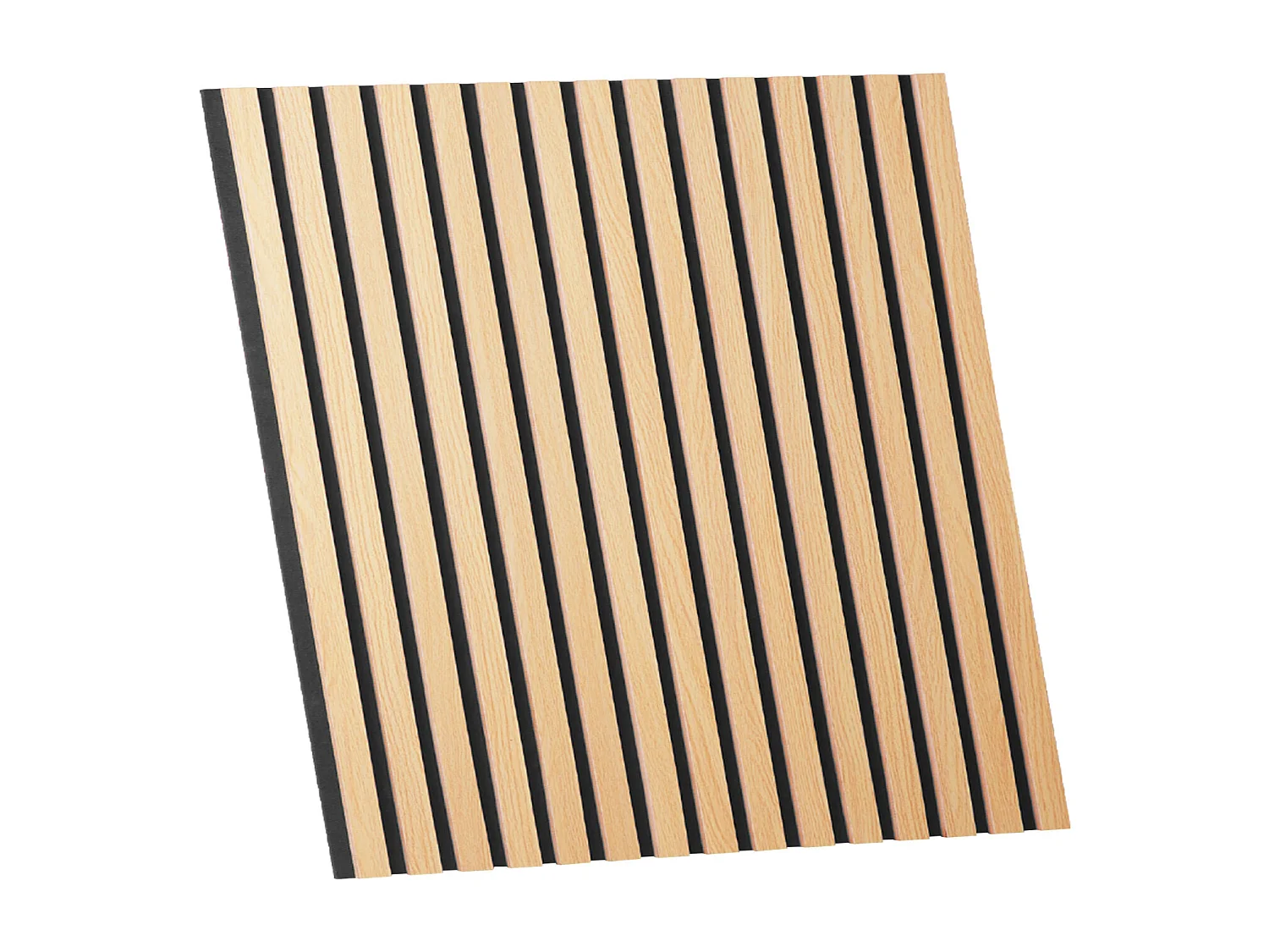 Wandpaneel 60x60x2,5 cm natürliche Akustik-Schallabsorberpaneele