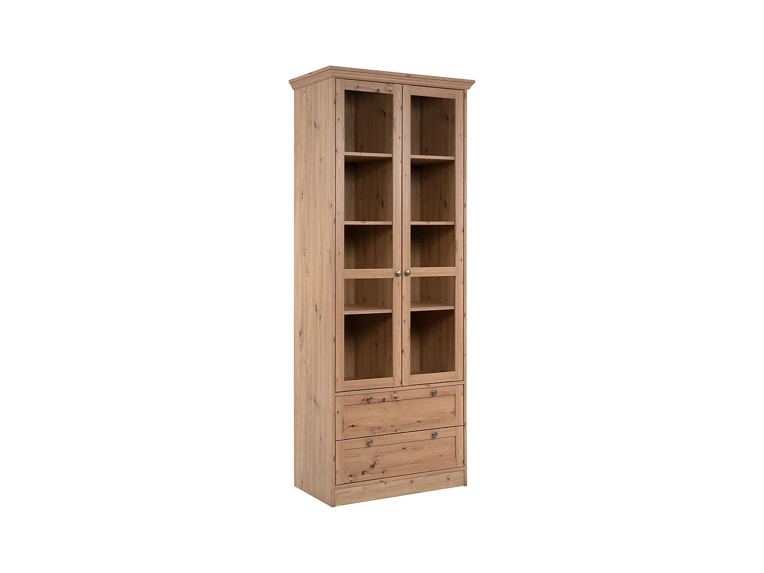 Highboard 80x200x45 cm natuurlijk eikenhout