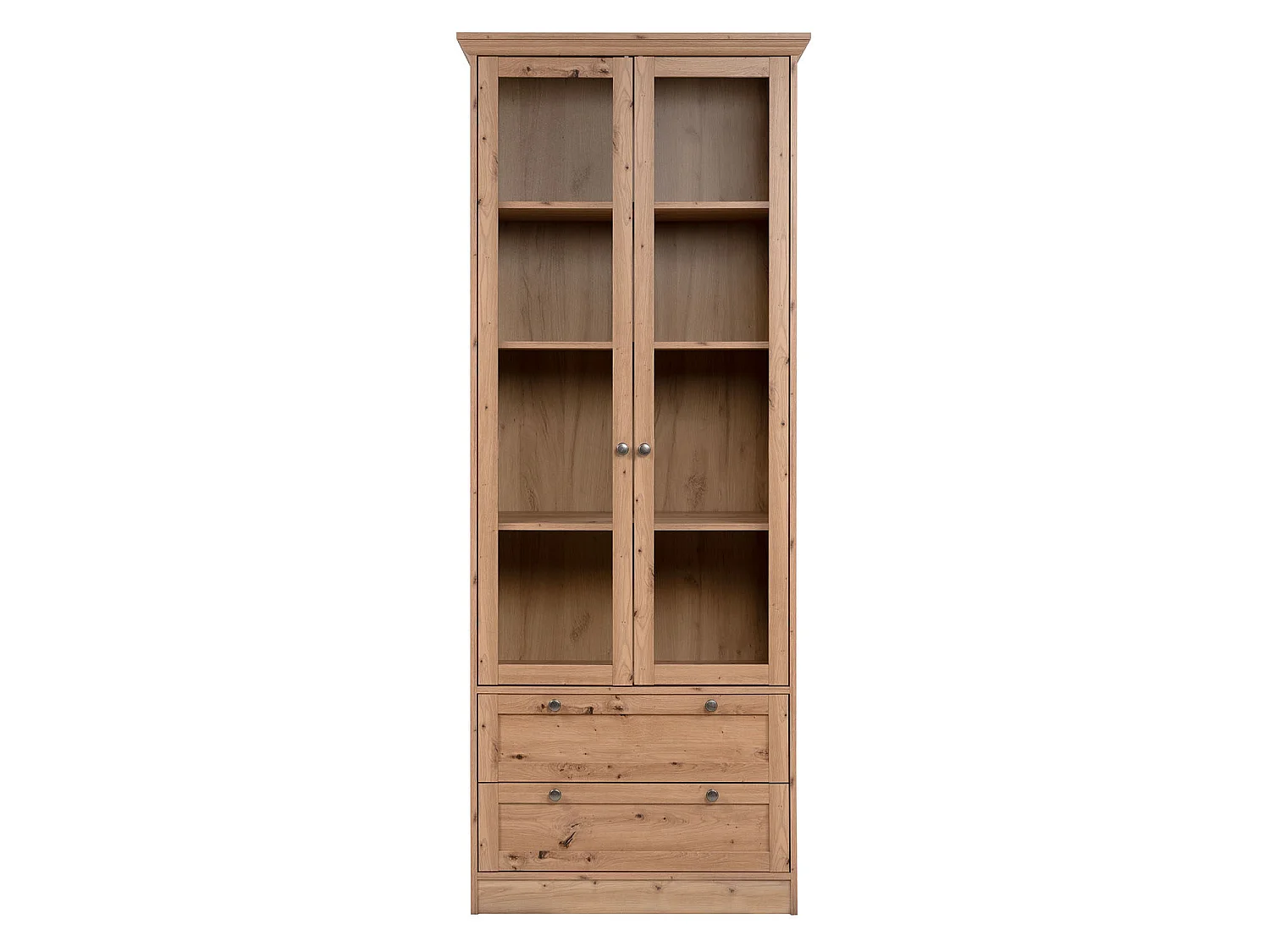 Bahut 80x200x45 cm chêne naturel