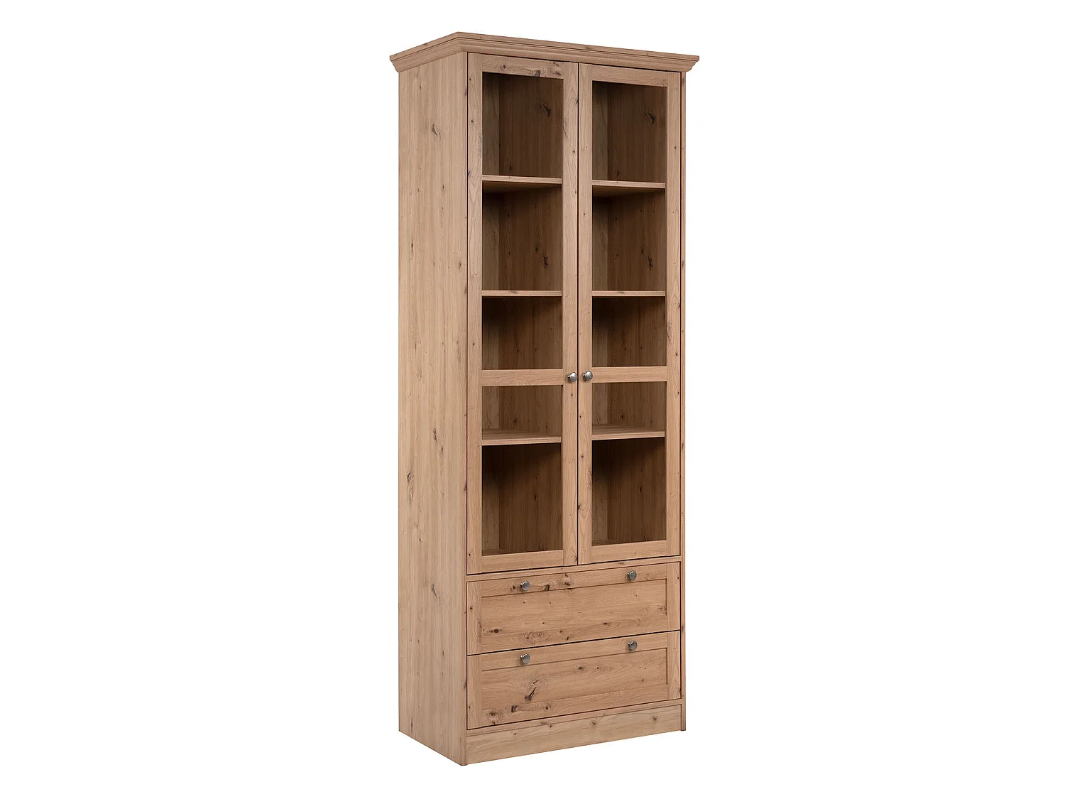 Bahut 80x200x45 cm chêne naturel