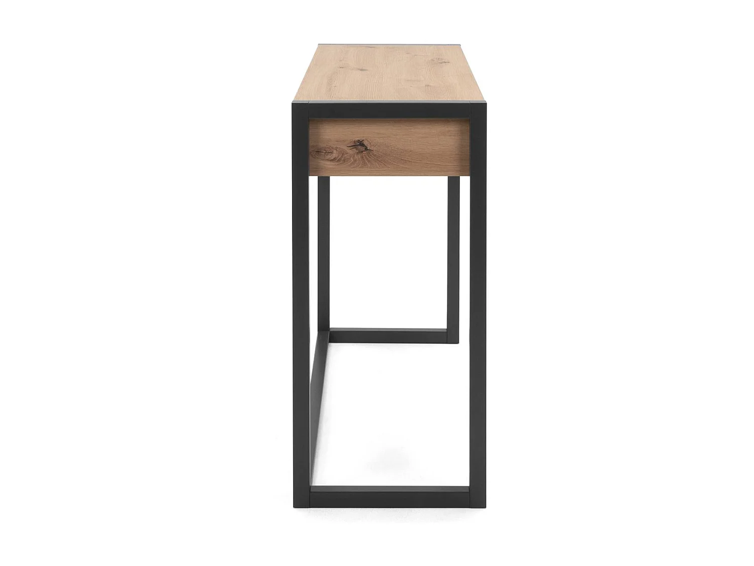 Konsolentisch 100x75x35 cm natur anthrazit