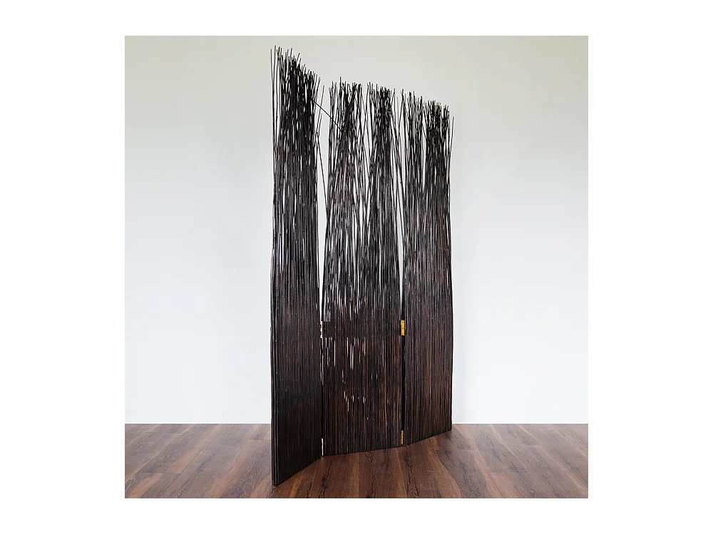 Paravent 120x3x170 cm marron, séparateur de pièce