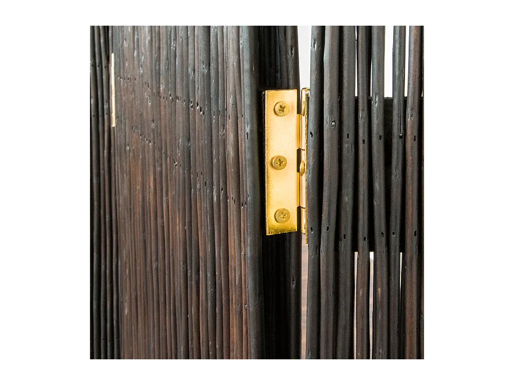 Paravent 120x3x170 cm marron, séparateur de pièce