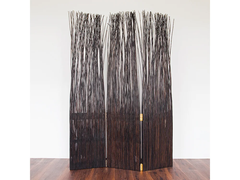 Separador de ambiente 120x3x170 cm marrón Paravent