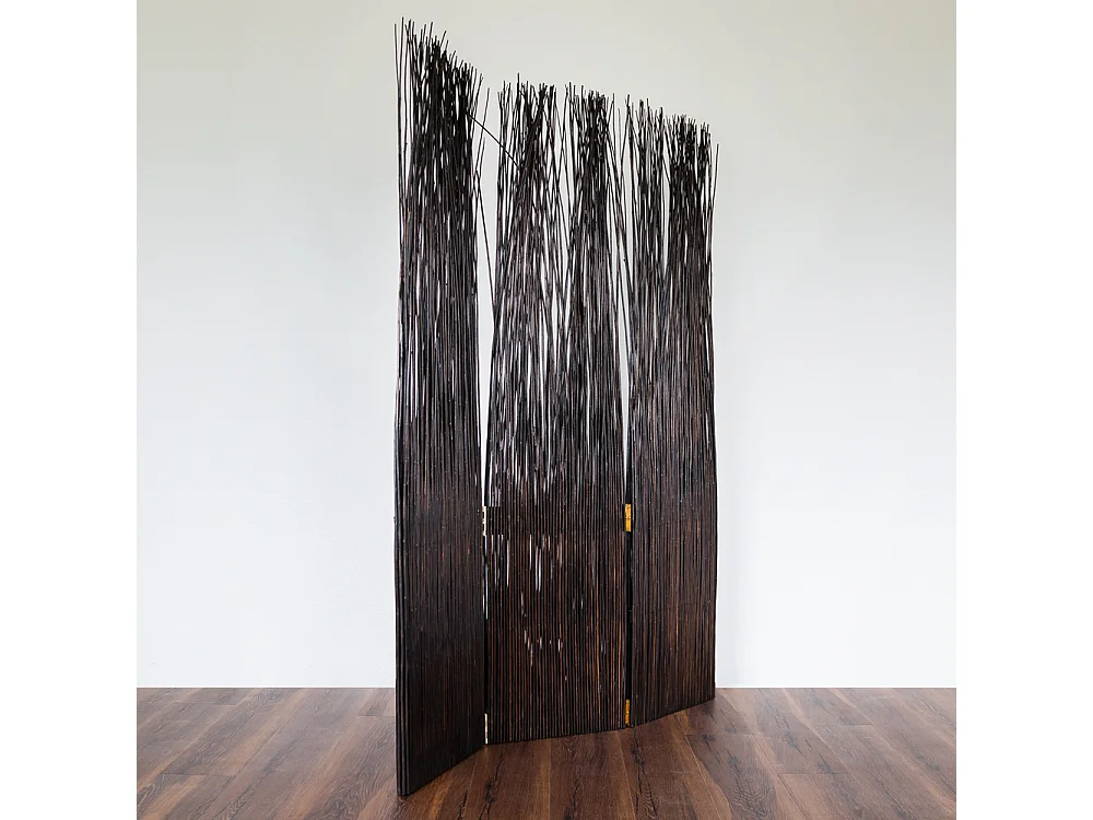 Separador de ambiente 120x3x170 cm marrón Paravent