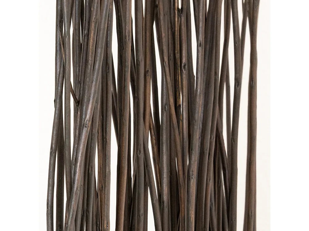 Separador de ambiente 120x3x170 cm marrón Paravent