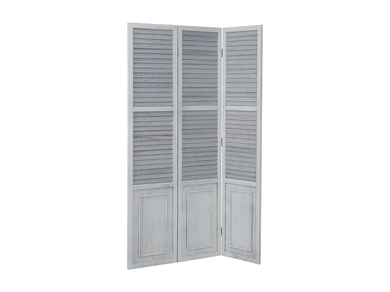 Paravent 170x120x2 cm Gris